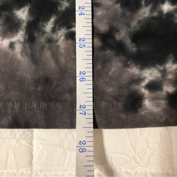 Free People Be Free Tie Dye Tee size XS Charcoal Combo - Picture 6 of 9